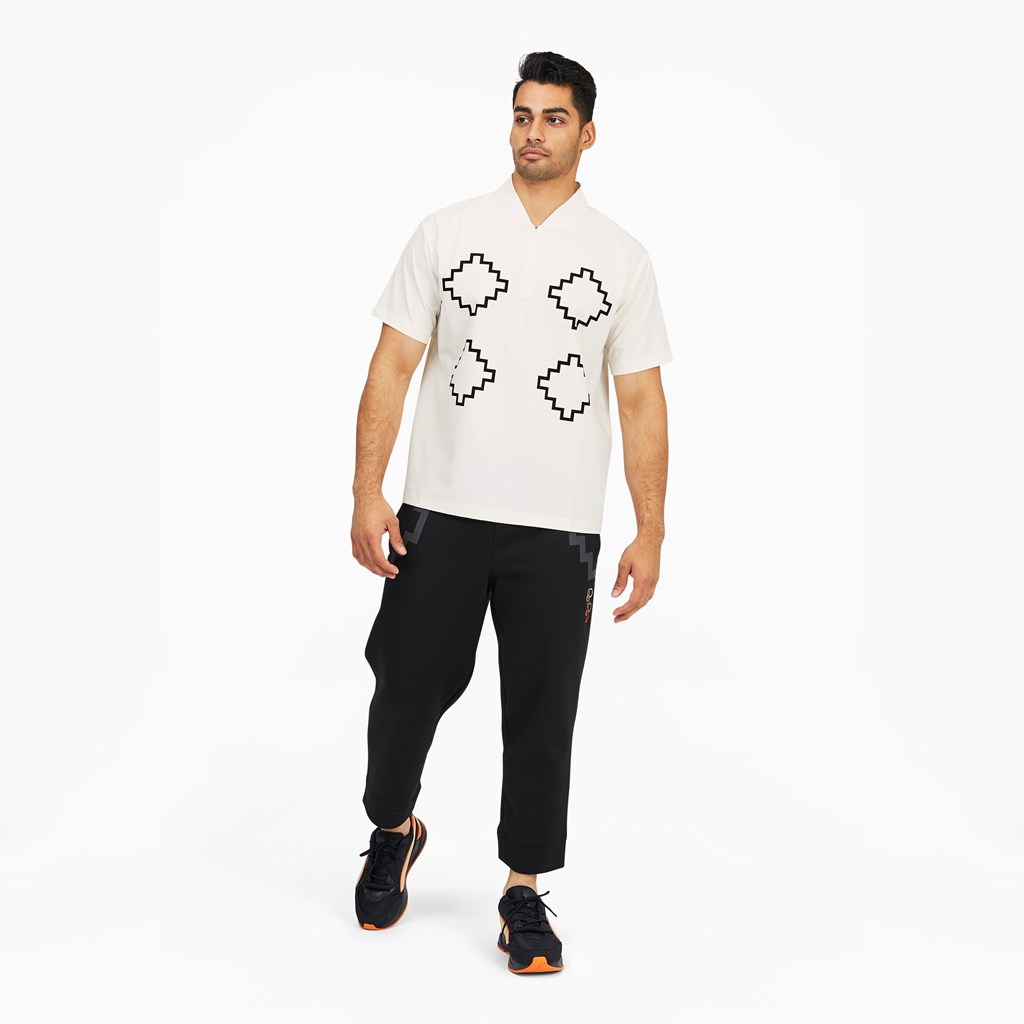 Whisper White Puma PUMA x PRONOUNCE Woven Shirt Men's Shirt | 8315ZDVSQ