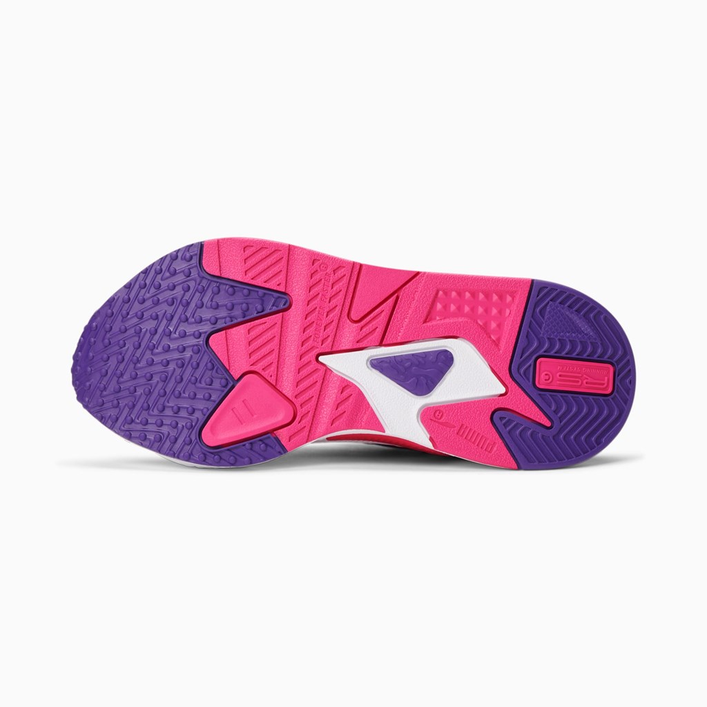 White / Beetroot Purple / Prism Violet Puma Rs-z Jr Girls' Sneakers | 3869CBQDR