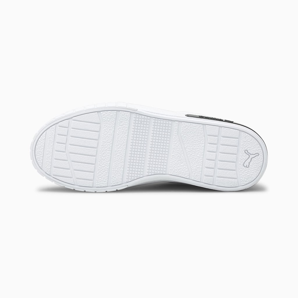 White Black Puma Cali Star  Women's Sneakers | 9780AVGUQ