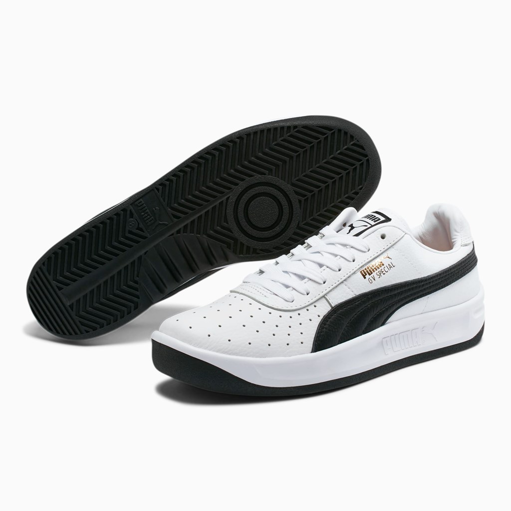 White / Black Puma GV Special+ Men's Sneakers | 9153BSEDU