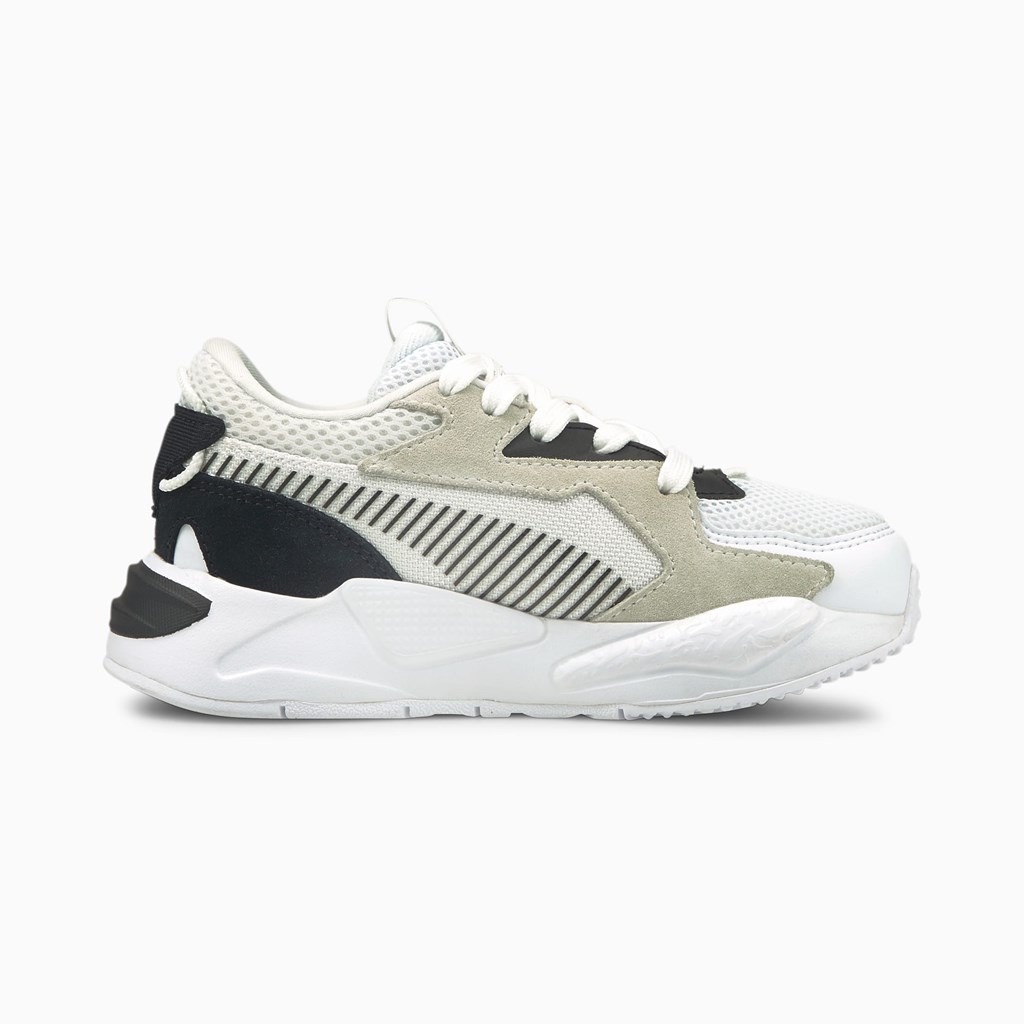 White / Black Puma RS-Z Little Boys' Sneakers | 3186QHRBN