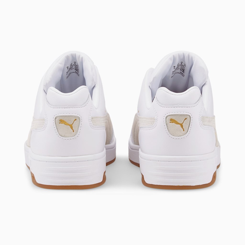 White / Gum Puma Slipstream Lo Beauty Men's Sneakers | 2968SGDHM