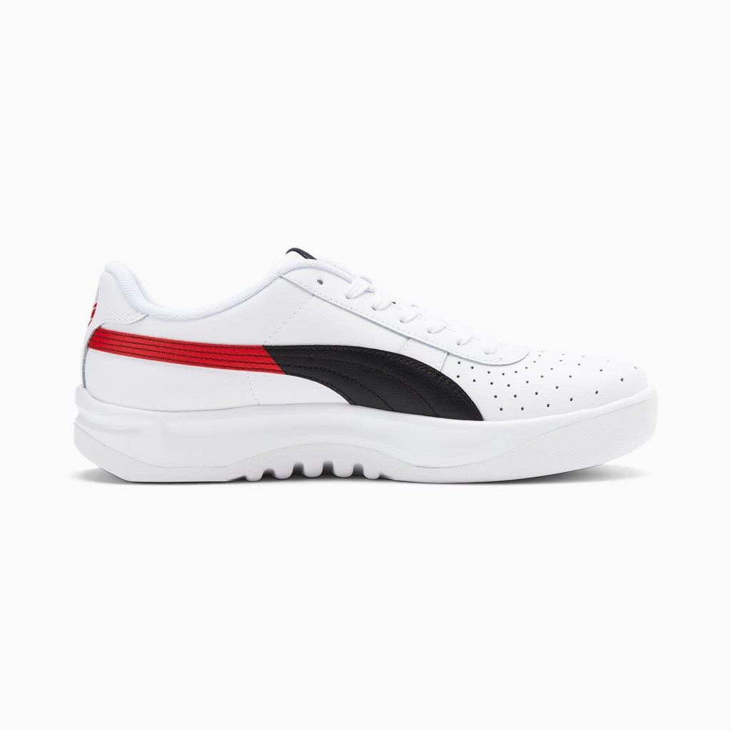 White / High Risk Red / Black Puma GV Special Art of Sport Men's Sneakers | 4702HVOFK