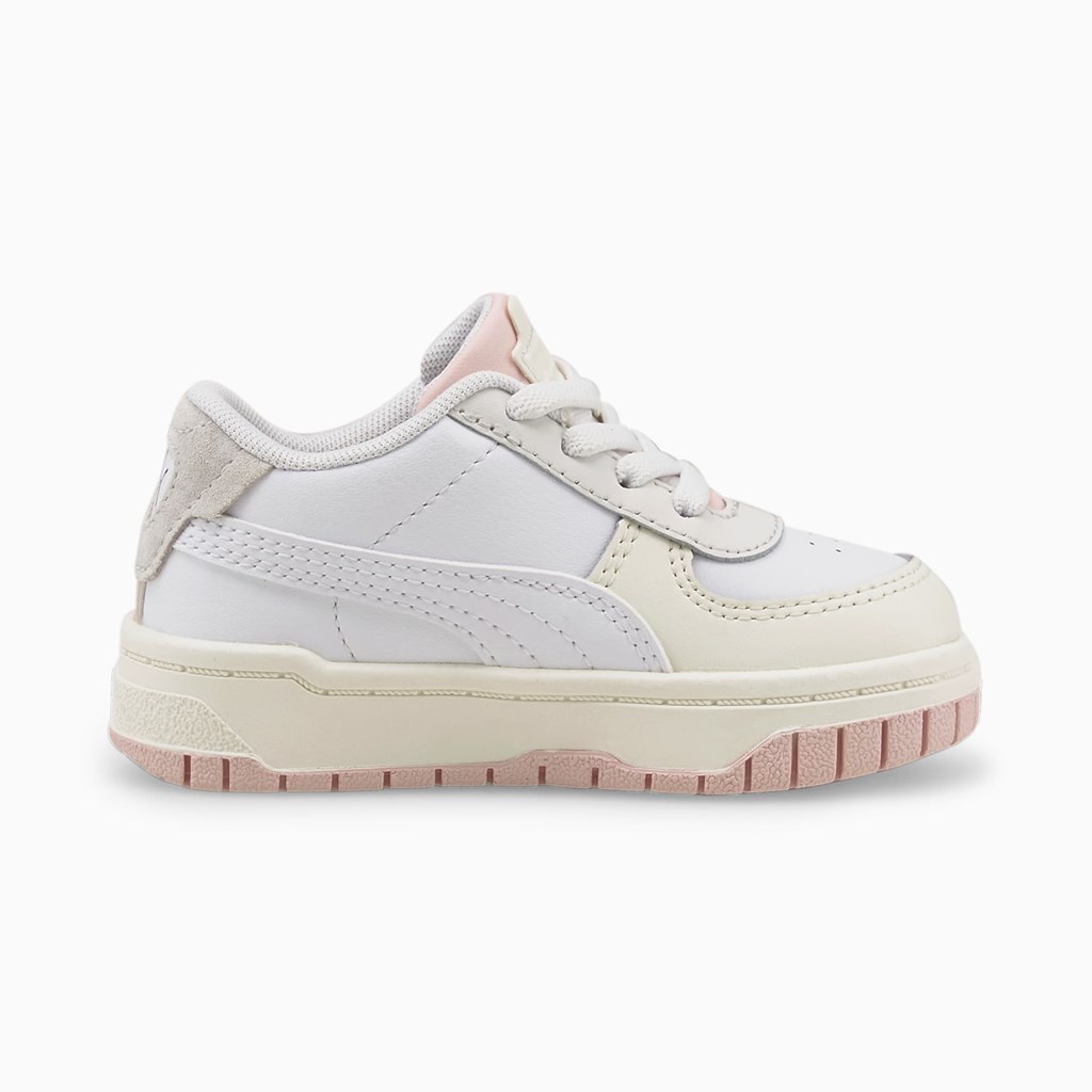 White / Marshmallow / Chalk Pink Puma Cali Dream Toddler Girls' Sneakers | 0425TPWOX