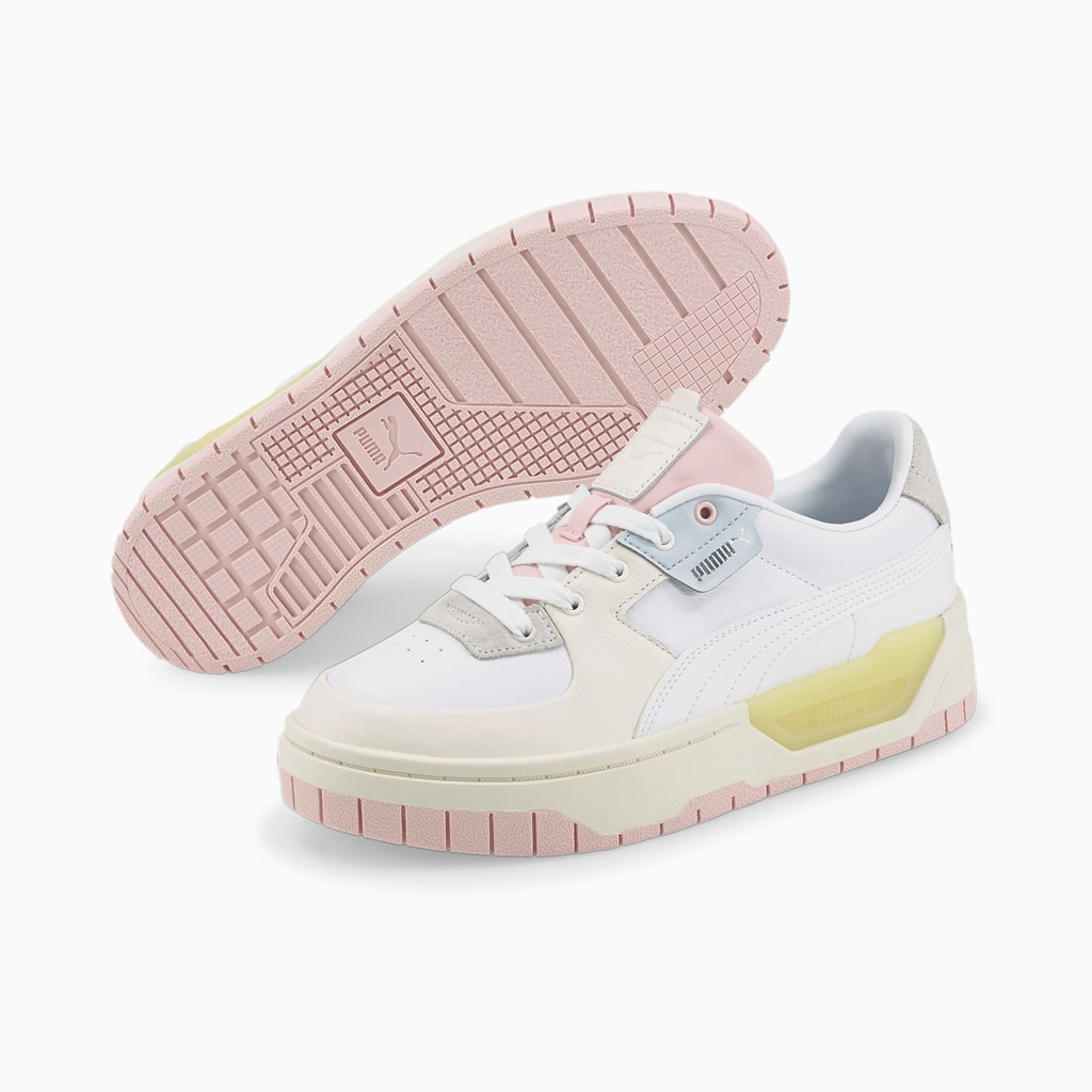 White / Marshmallow / Chalk Pink Puma Cali Dream  Women's Sneakers | 6217RTFDM