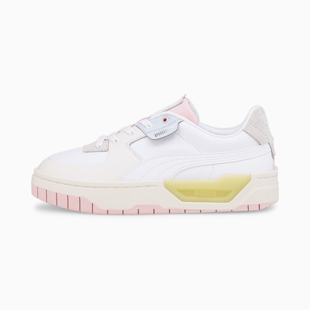 White / Marshmallow / Chalk Pink Puma Cali Dream  Women\'s Sneakers | 6217RTFDM