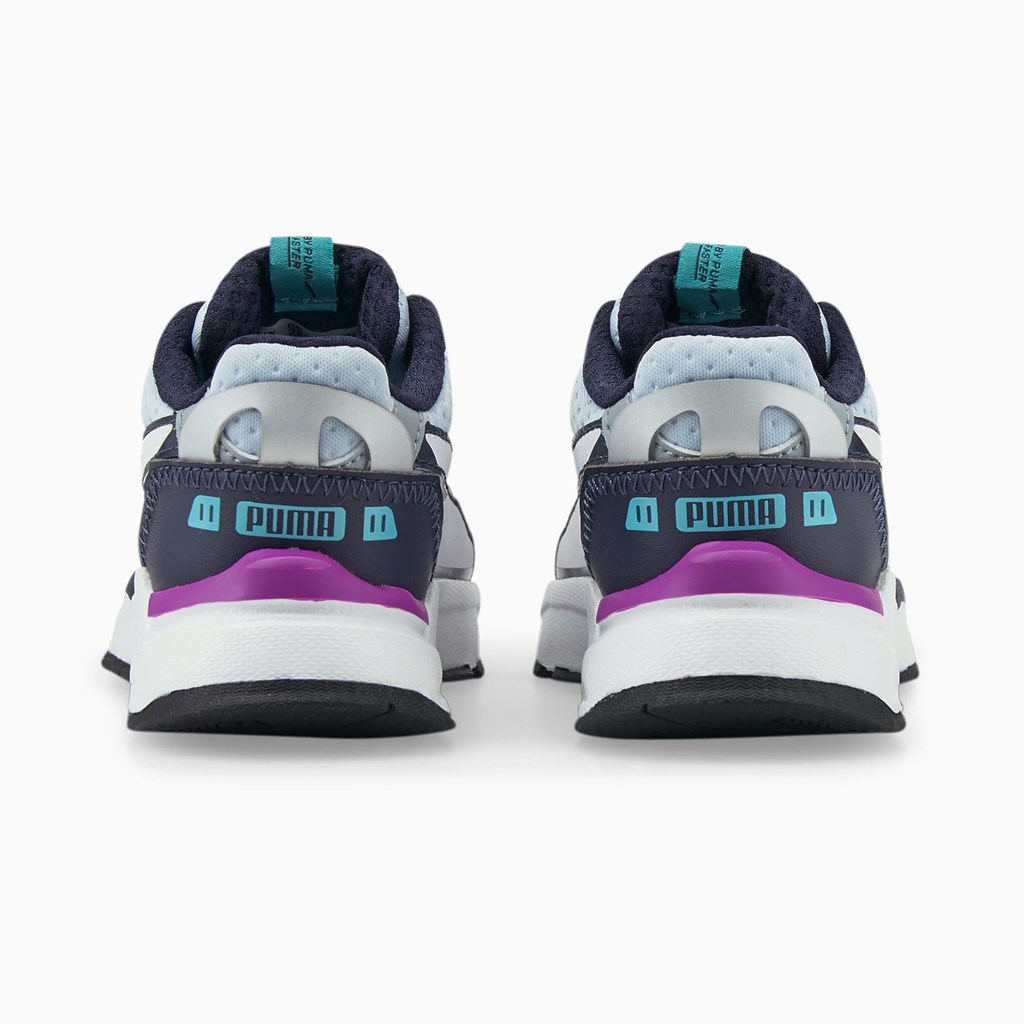 White / Parisian Night / Deep Orchid Puma Mirage Sport Tech Toddler Girls' Sneakers | 7289PUNDI