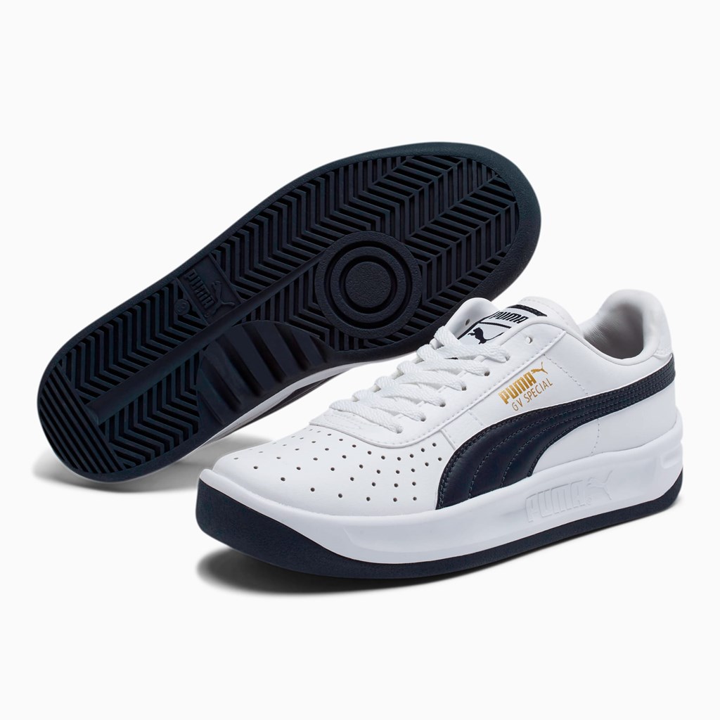 White / Peacoat Puma GV Special JR Boys' Sneakers | 7123VWZQG