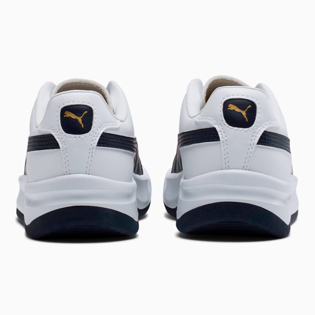 White / Peacoat Puma GV Special JR Boys' Sneakers | 7123VWZQG