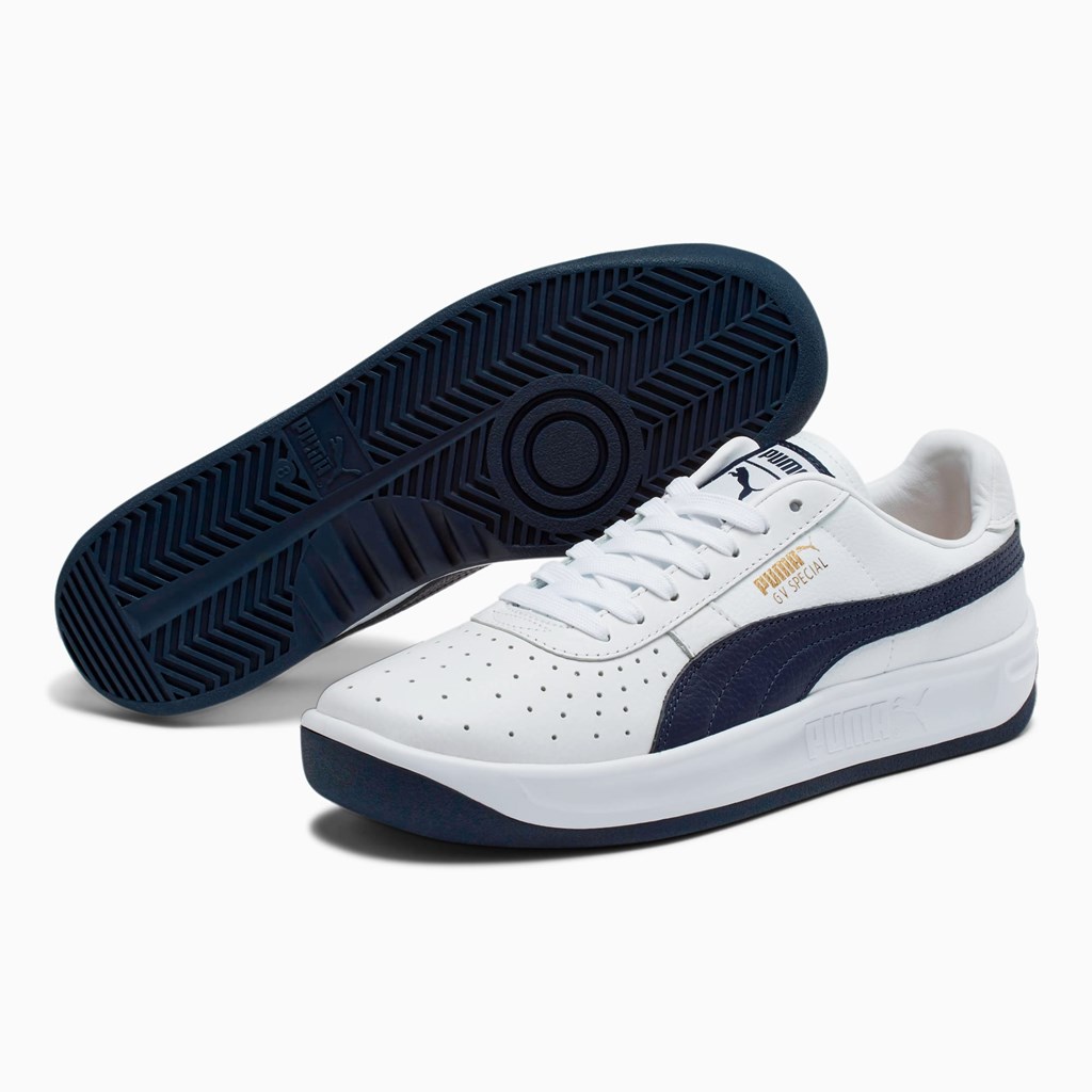 White / Peacoat Puma GV Special+ Men's Sneakers | 1329PQABV