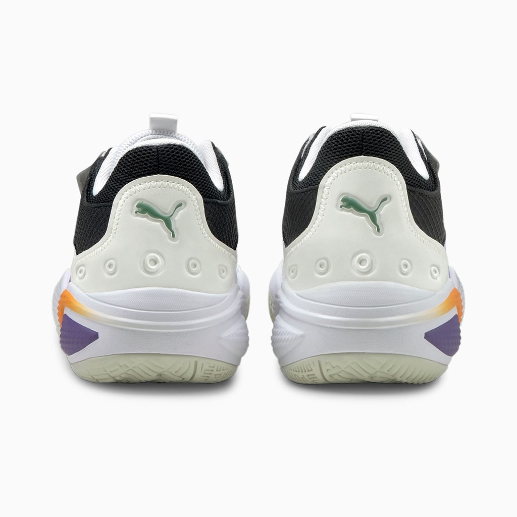 White / Prism Violet Puma Court Rider I Men's Basketball Shoes | 0359YZPBL