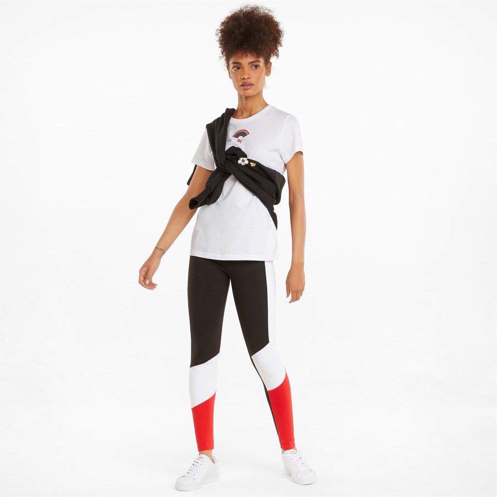 White Puma AS Graphic Women's Tee | 4098FBAMK