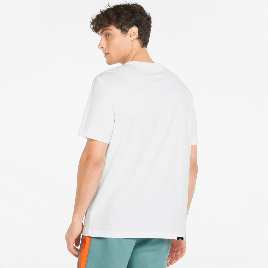 White Puma BTL Graphic Men's Tee | 9572IULZH