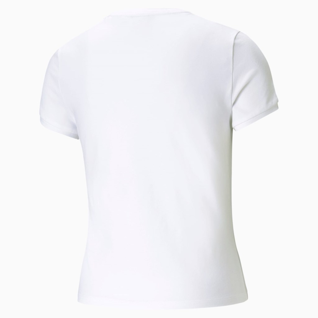 White Puma Classics Women's Fitted Tee | 5134SLTVC