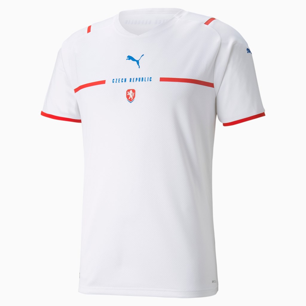 White Puma Czech Republic Away Replica Men\'s Jersey | 5074FBJDS