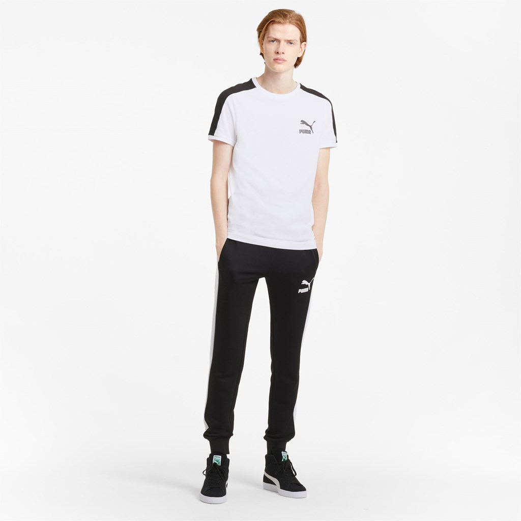 White Puma Iconic T7 Men's Tee | 3451JNGCT