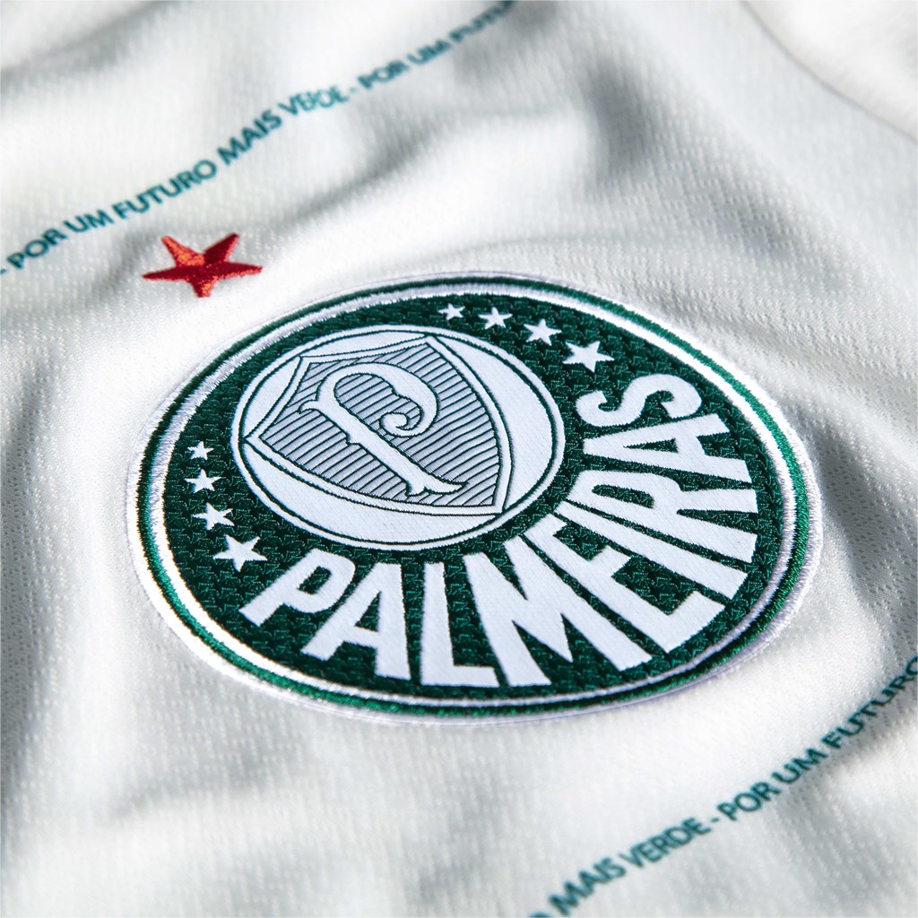 White Puma Palmeiras Away Replica Football Men's Jersey | 2183KPEBX