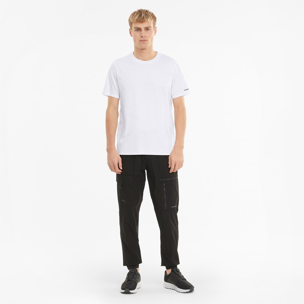 White Puma Porsche Design Essential Men's Tee | 0439LEAXJ