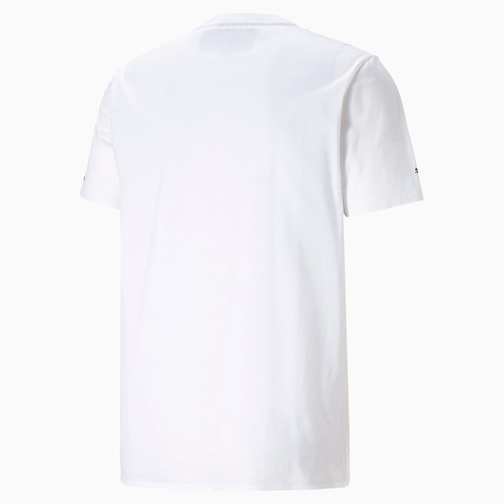 White Puma Porsche Design Essential Men's Tee | 0439LEAXJ