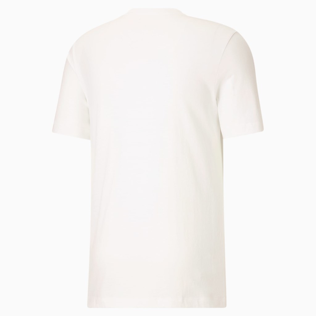 White Puma Power Pink Men's Tee | 6537RYZJV