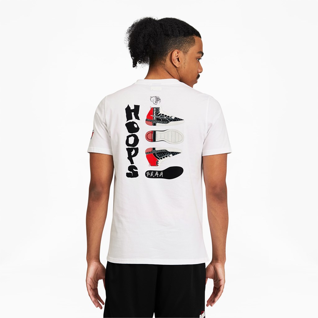 White Puma Shammgod Tee Men's Tee | 0157YABIL