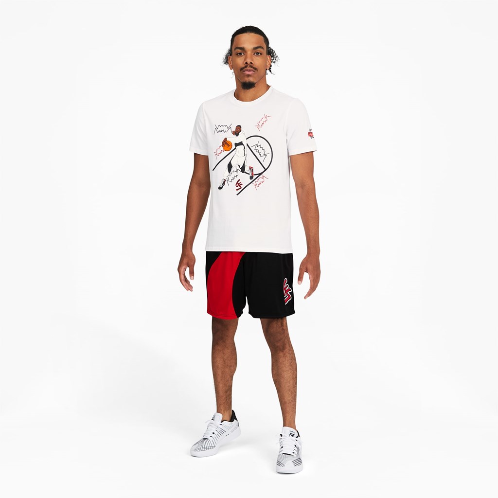 White Puma Shammgod Tee Men's Tee | 0157YABIL