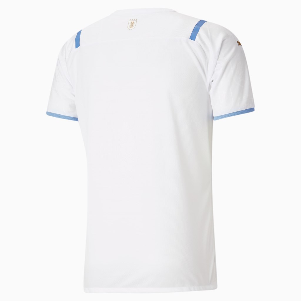 White Puma Uruguay Away Replica Shirt 21 Men's Shirt | 0973TOBAX