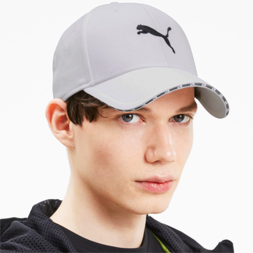 White Puma Woven Baseball Women's Cap | 2960HLIQT