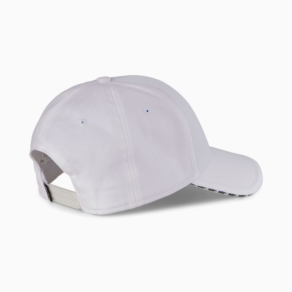 White Puma Woven Baseball Women's Cap | 2960HLIQT