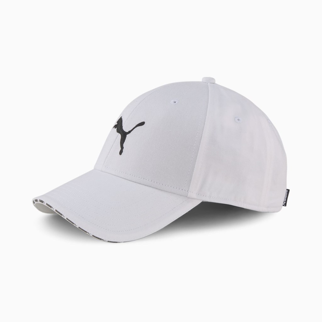 White Puma Woven Baseball Women\'s Cap | 2960HLIQT