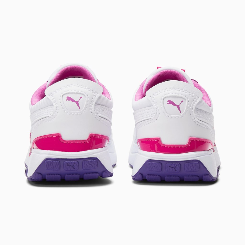 White / Spring Crocus Puma Puma X Bratz Cruise Rider Little Girls' Basketball Shoes | 2718KRLIV