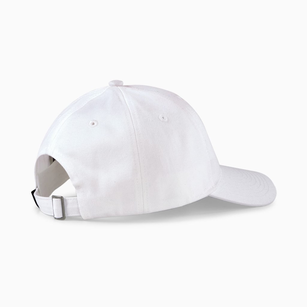 White / White Logo Puma Archive Logo Baseball Men's Cap | 1096YVKQJ