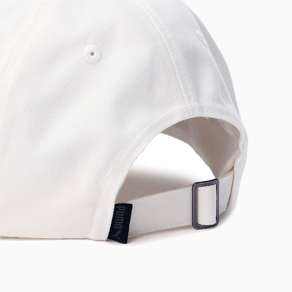 White / White Logo Puma Archive Logo Baseball Men's Cap | 1096YVKQJ