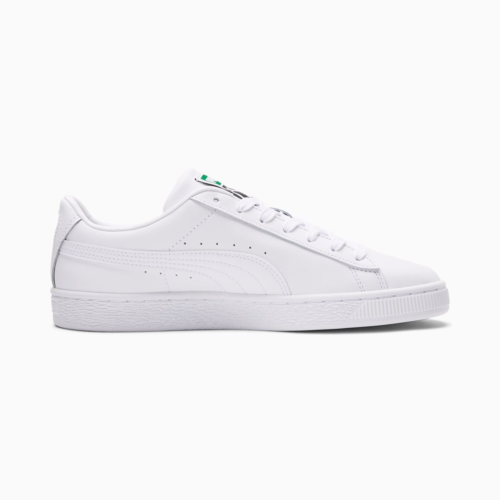 White White Puma Basket Classic XXI Women's Sneakers | 2514QTVFP