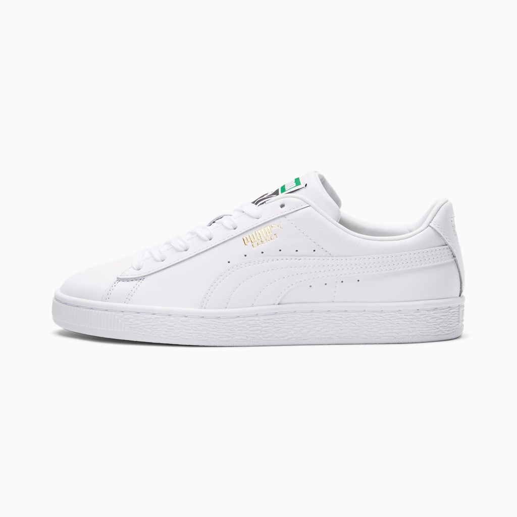 White White Puma Basket Classic XXI Women\'s Sneakers | 2514QTVFP