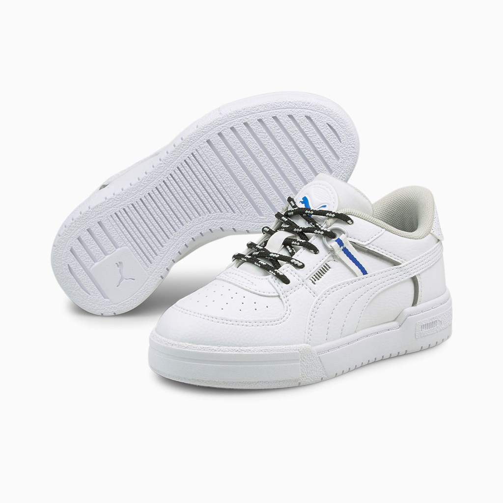 White / White Puma CA Pro Astronauts Little Boys' Sneakers | 7213NCJOP