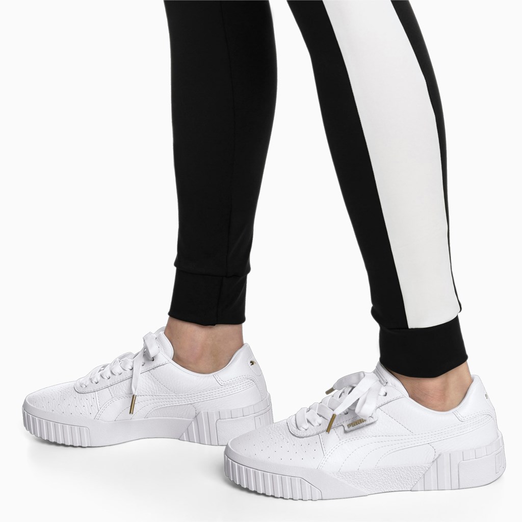 White White Puma Cali  Women's Sneakers | 5960IZJQB