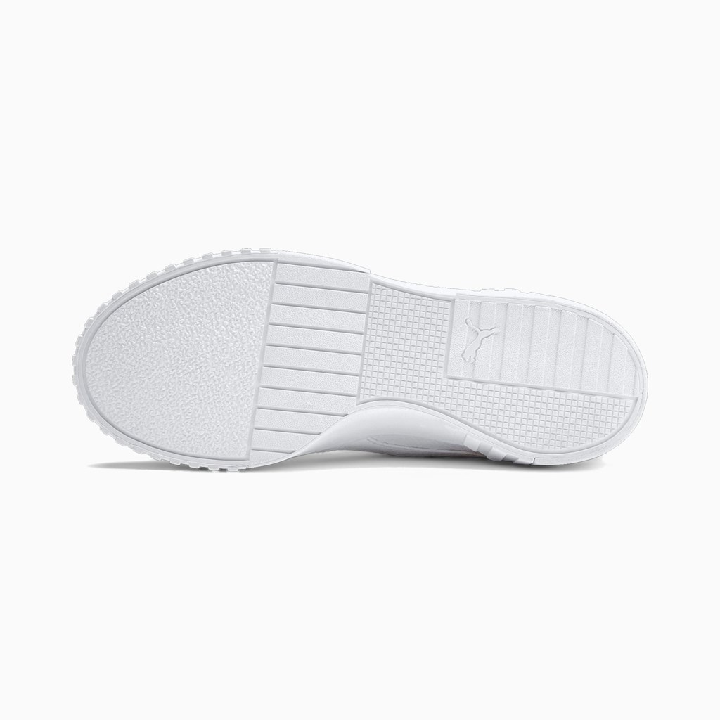 White White Puma Cali  Women's Sneakers | 5960IZJQB