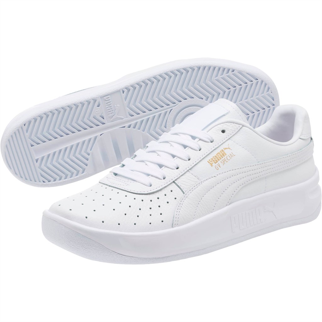 White / White Puma GV Special+ Men's Sneakers | 4239JWNXF