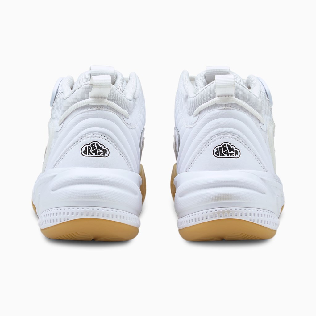 White / White Puma RS-DREAMER 2 "The White Jointz" JR Girls' Basketball Shoes | 0896BGPEY