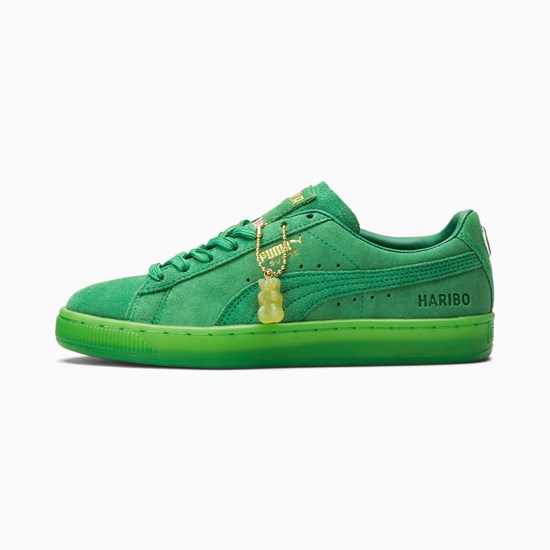 Amazon Green / Amazon Green Puma PUMA x HARIBO Suede JR Boys' Sneakers | 3748GDHPR