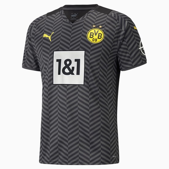 Asphalt / Black Puma BVB Away Replica Men's Jersey | 3125AQVHF