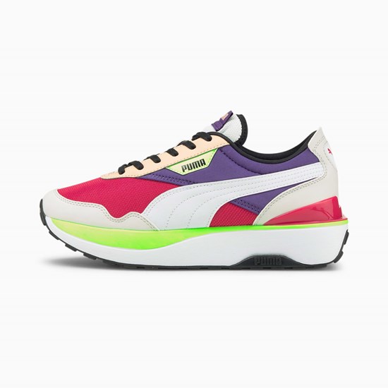 Beetroot Purple / Prism Violet Puma Cruise Rider Flair Women's Sneakers | 2104EJXYL