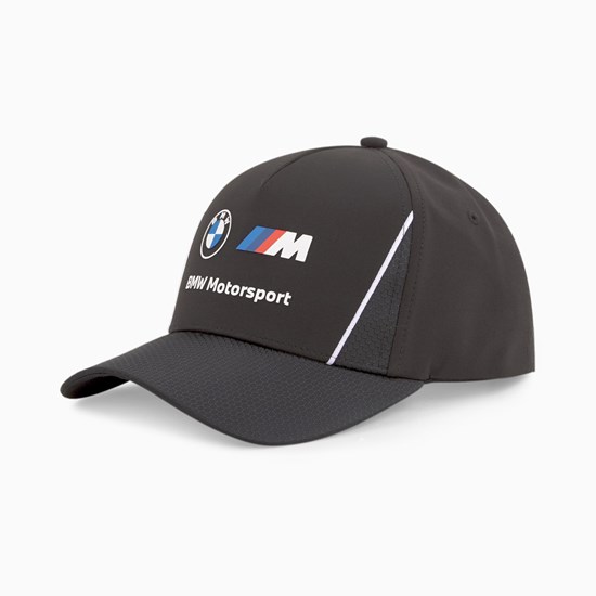 Black Puma BMW M Motorsport Baseball Men's Cap | 2084JNIVK