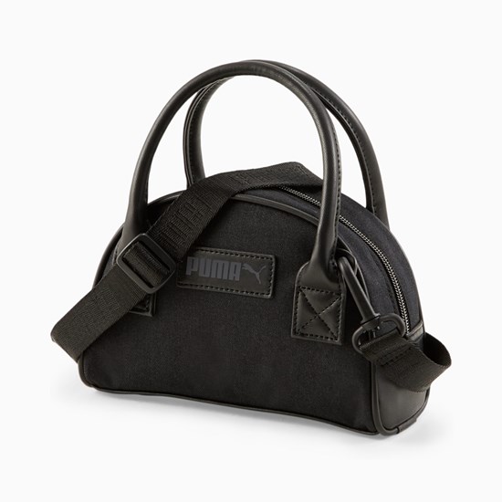 Black Puma Classics Mini Grip Women's Bag | 4039GSIQZ