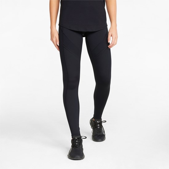 Black Puma EVERSCULPT High Waist Full-Length Training Women's Leggings | 7213RLPFN