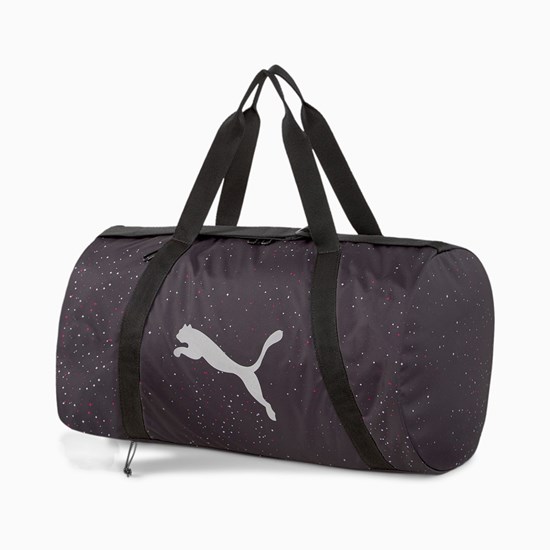 Black Puma Essentials Story Pack Training Barrel Women's Bag | 0619NXDFG