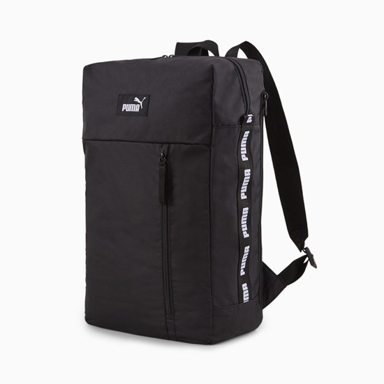 Black Puma Evo Essentials Box Men's Backpack | 7814KECTR