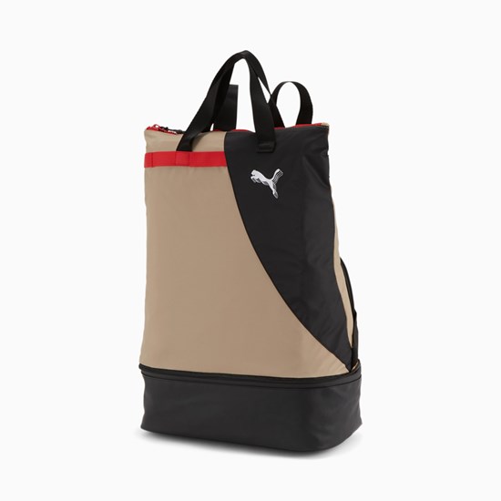 Black Puma High Court University Basketball Shopper Women's Backpack | 0934AVBKF