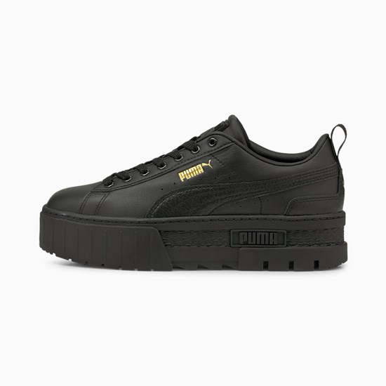 Black Puma Mayze Classic Women's Sneakers | 1840SEDAT